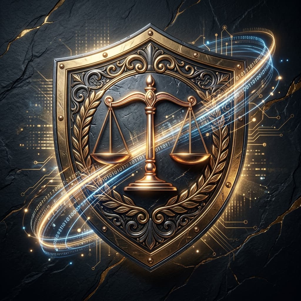 LexElyon Enterprise Grade Shield and Legal Scales