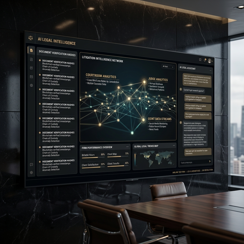 LexElyon Legal Intelligence Workspace Interface